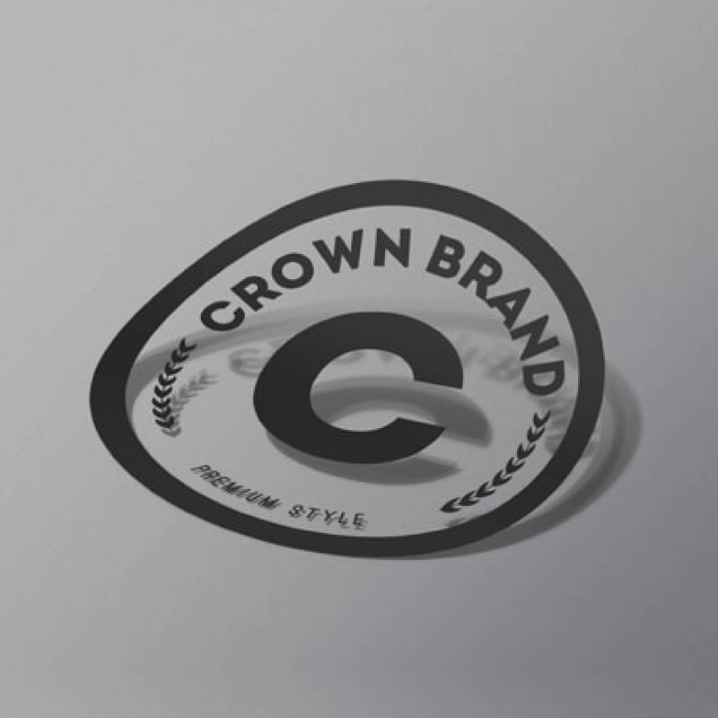 Business Logo Transparent Sticker