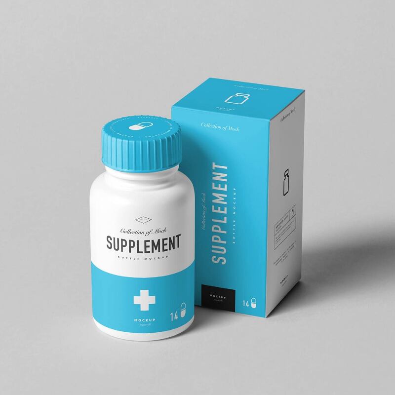 Supplement Packaging Box Printing