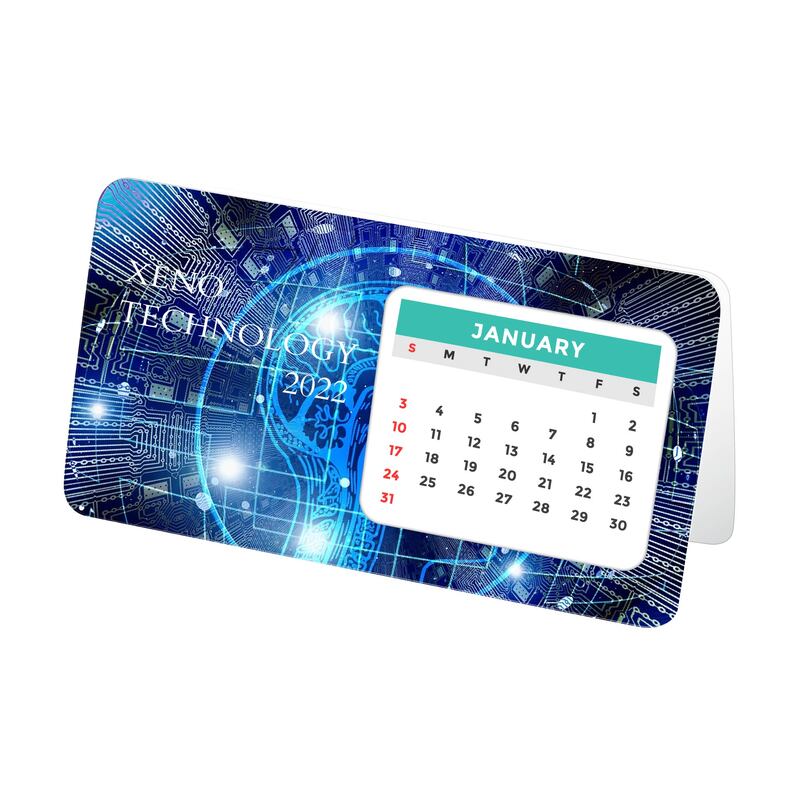 Table Calendar Card Slot