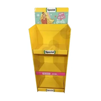 Cardboard Promotion Shelf, Floor Product Display Stand, Product Display Standee Rack, Point of Sales Display Rack, Pop Floor Display Stand, Point of Purchase Display,