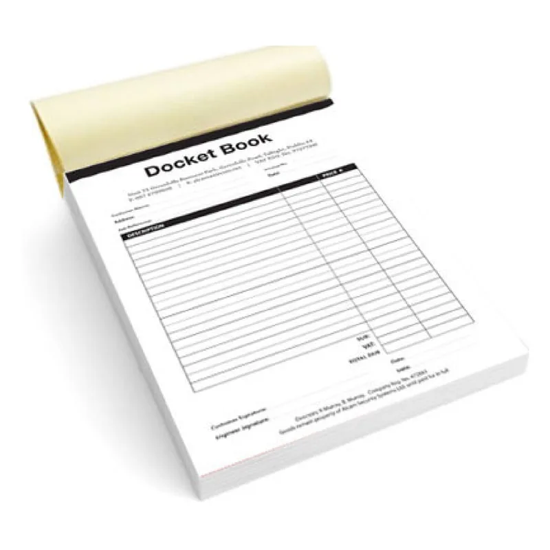 Docket Book Printing