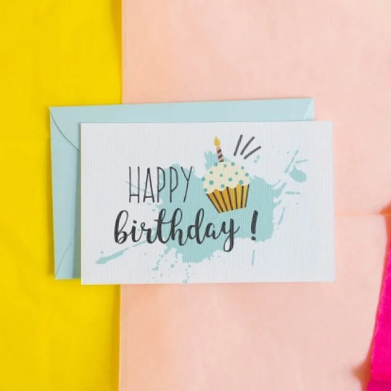 Birthday Card Landscape Orientation