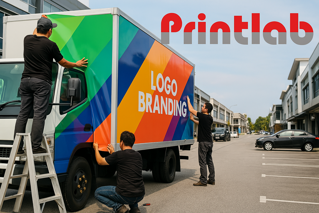 Custom Size Lorry Sticker Wrap Printing Malaysia