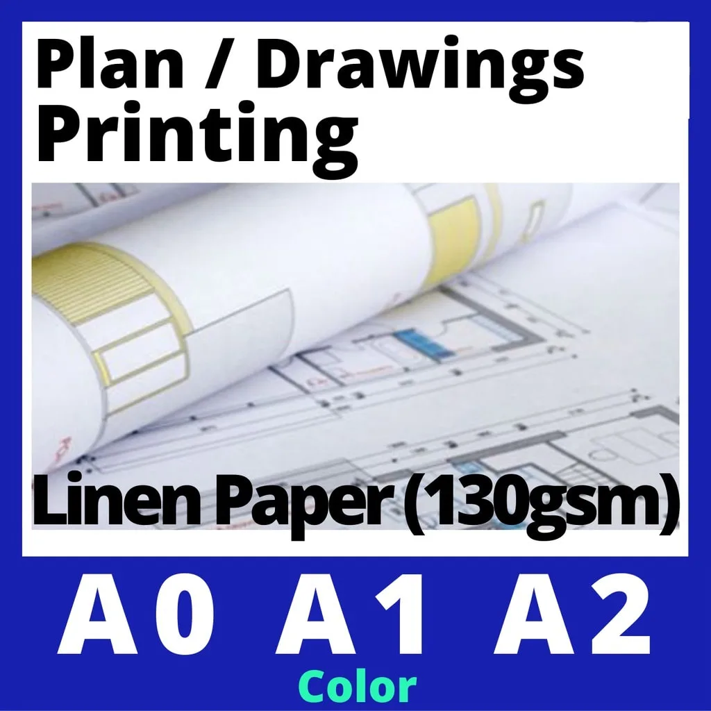 Print Scan Fotostat A1 A2 Linen