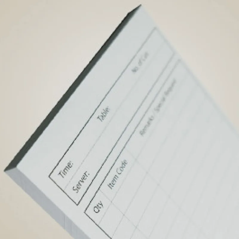 Restaurant Order Chit