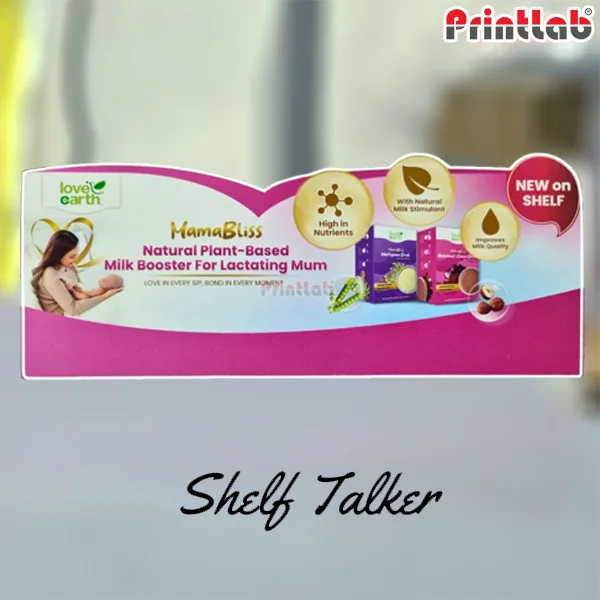 Wobbler Promotion Label Tag Sale Card
