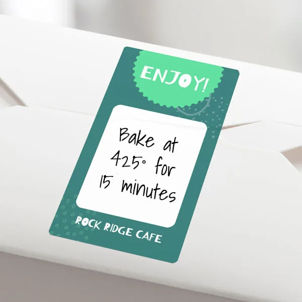 Writable Sticker Label