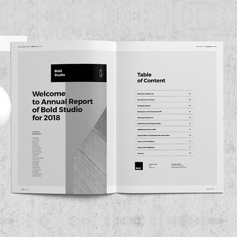 Annual Report Printing Brochure