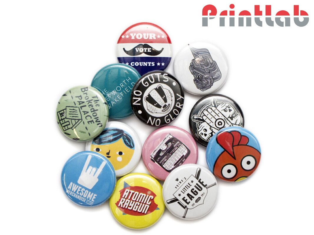 Print Button Badges