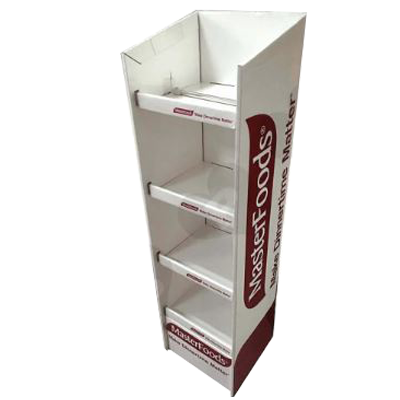 Cardboard Promotion Shelf, Floor Product Display Stand, Product Display Standee Rack, Point of Sales Display Rack, Pop Floor Display Stand, Point of Purchase Display,
