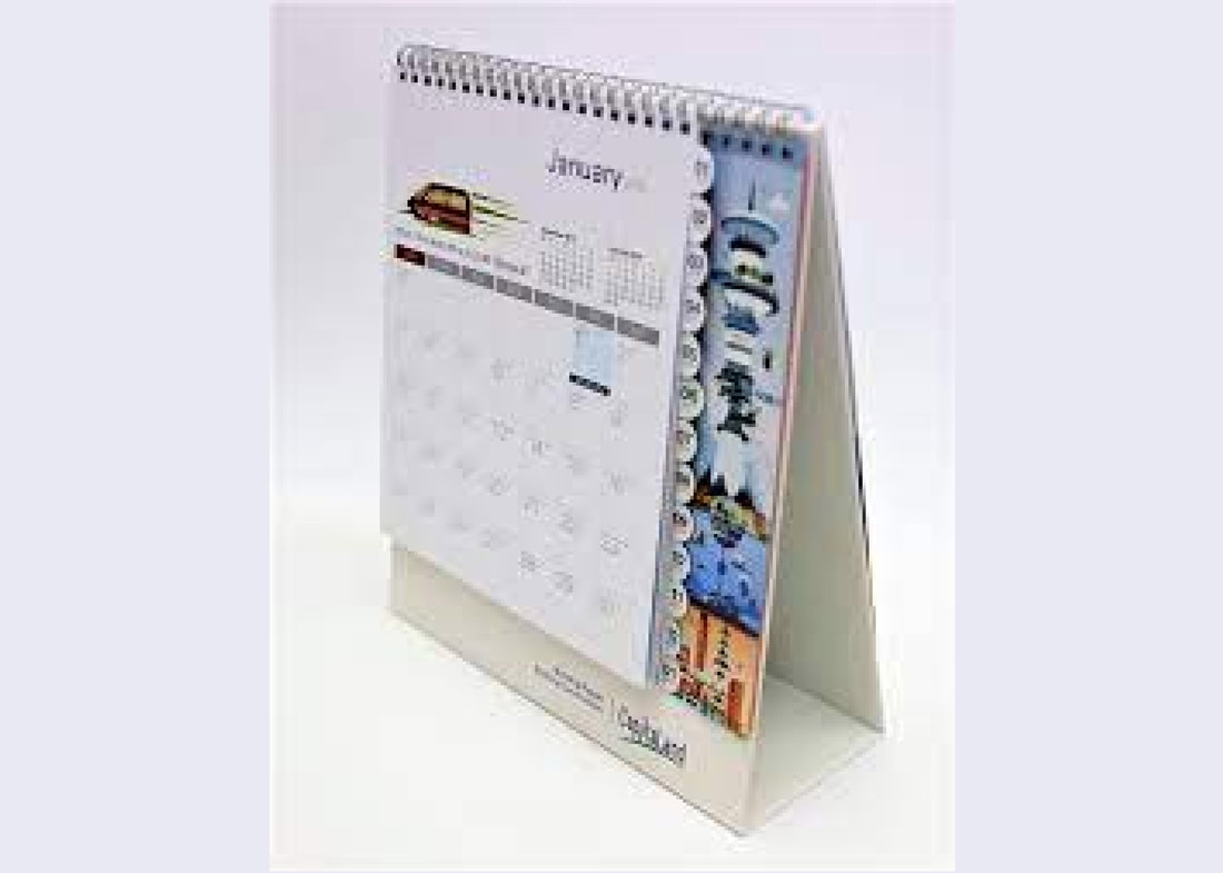 Custom Shape Desk Calendar