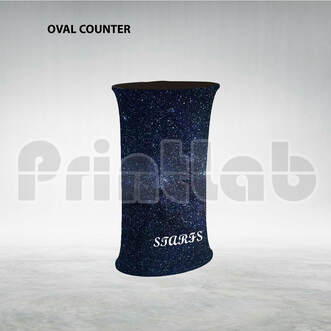 FABRIC PROMOTIONAL COUNTER