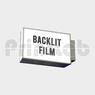 PRINT BACKLIT FILM, LIGHTBOX STICKER