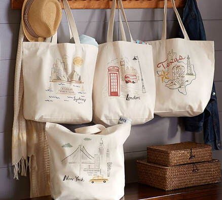 Canvas Tote Bag Printing with Personalised Design