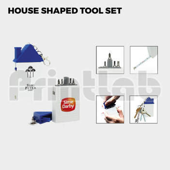 House shaped tool set