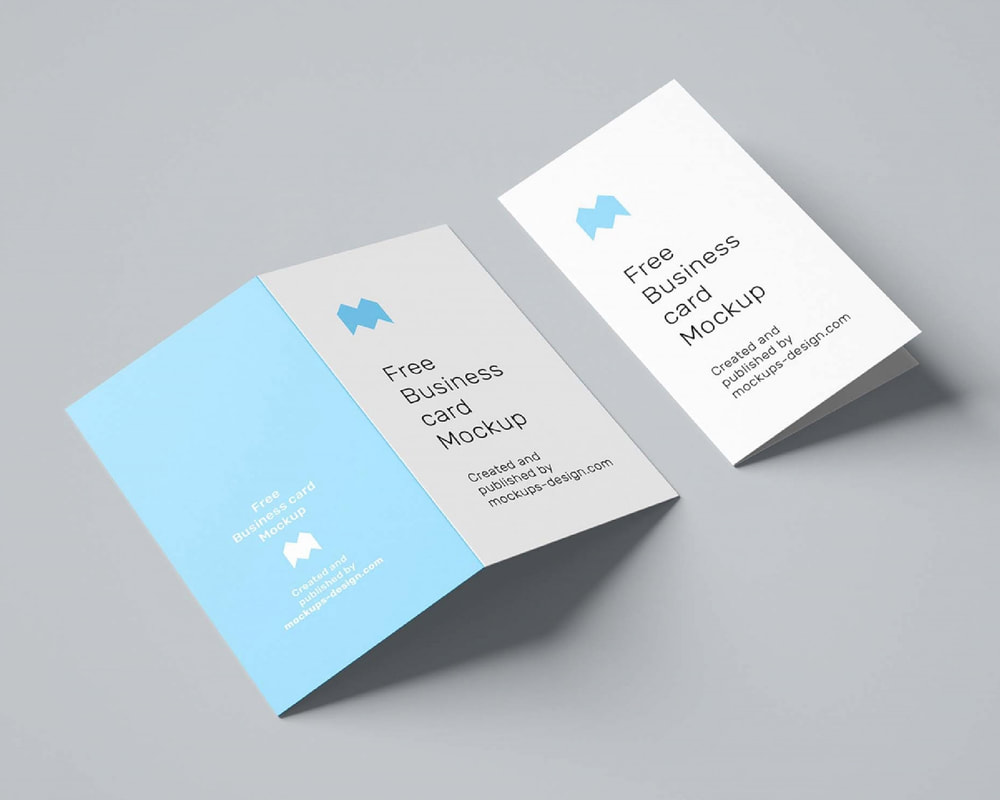Business Card with Creasing