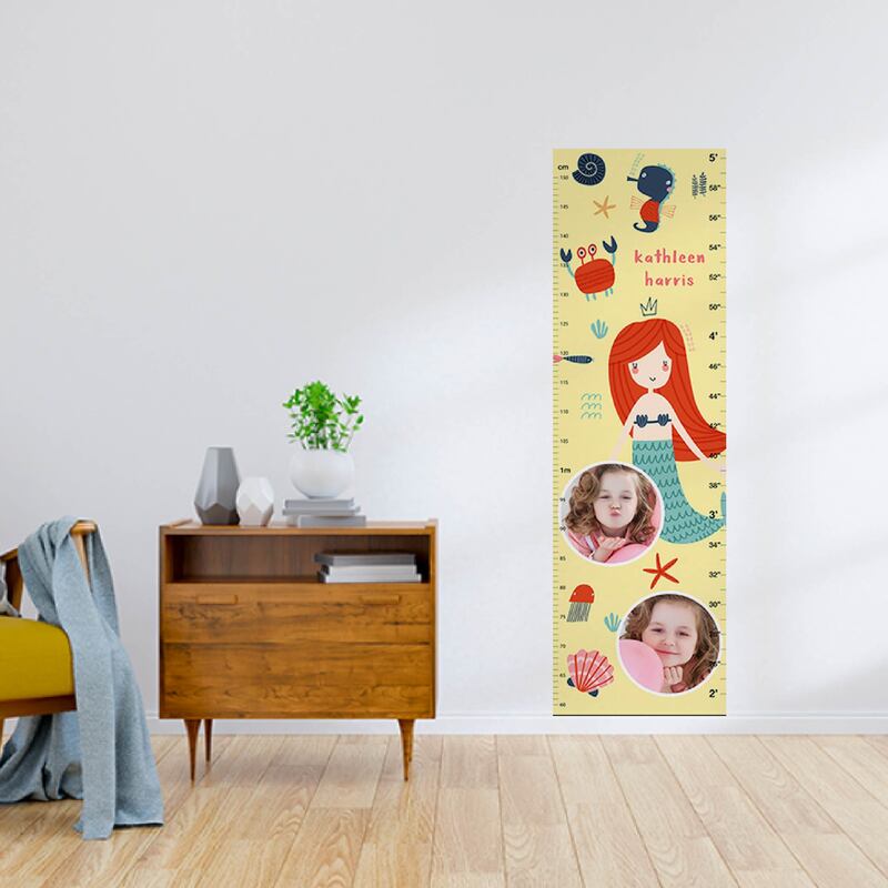 Print Kids Growth Chart In Your Photo Custom Design & Size