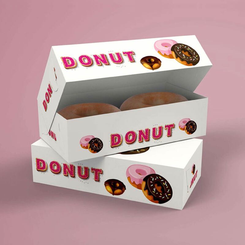 Donut Packaging Box Printing
