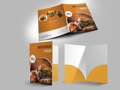 Restaurant Presentation Folder