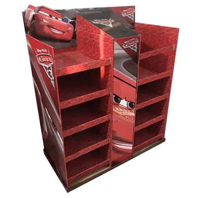 Cardboard Promotion Shelf, Floor Product Display Stand, Product Display Standee Rack, Point of Sales Display Rack, Pop Floor Display Stand, Point of Purchase Display,
