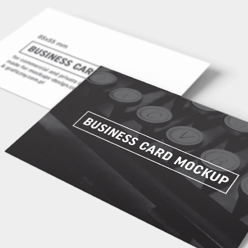 Business Card White Ink